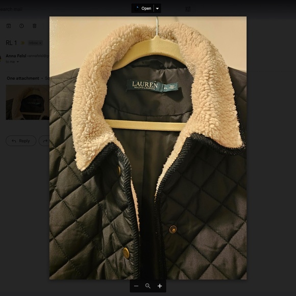 Ralph Lauren Black Jacket - Picture 2 of 7